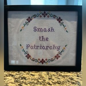 Cross-stitch | Smash the Patriarchy
